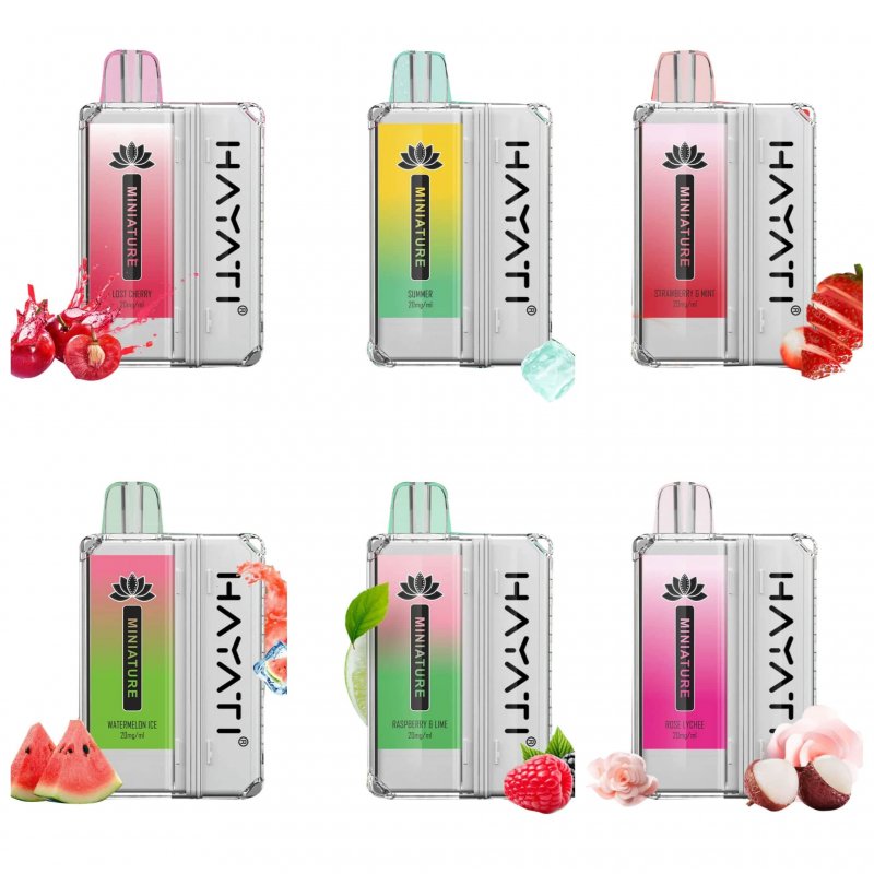 Hayati Miniature 600 Puffs  Pod Vape Kit | Buy 1 Kit Get 1 Free Pod
