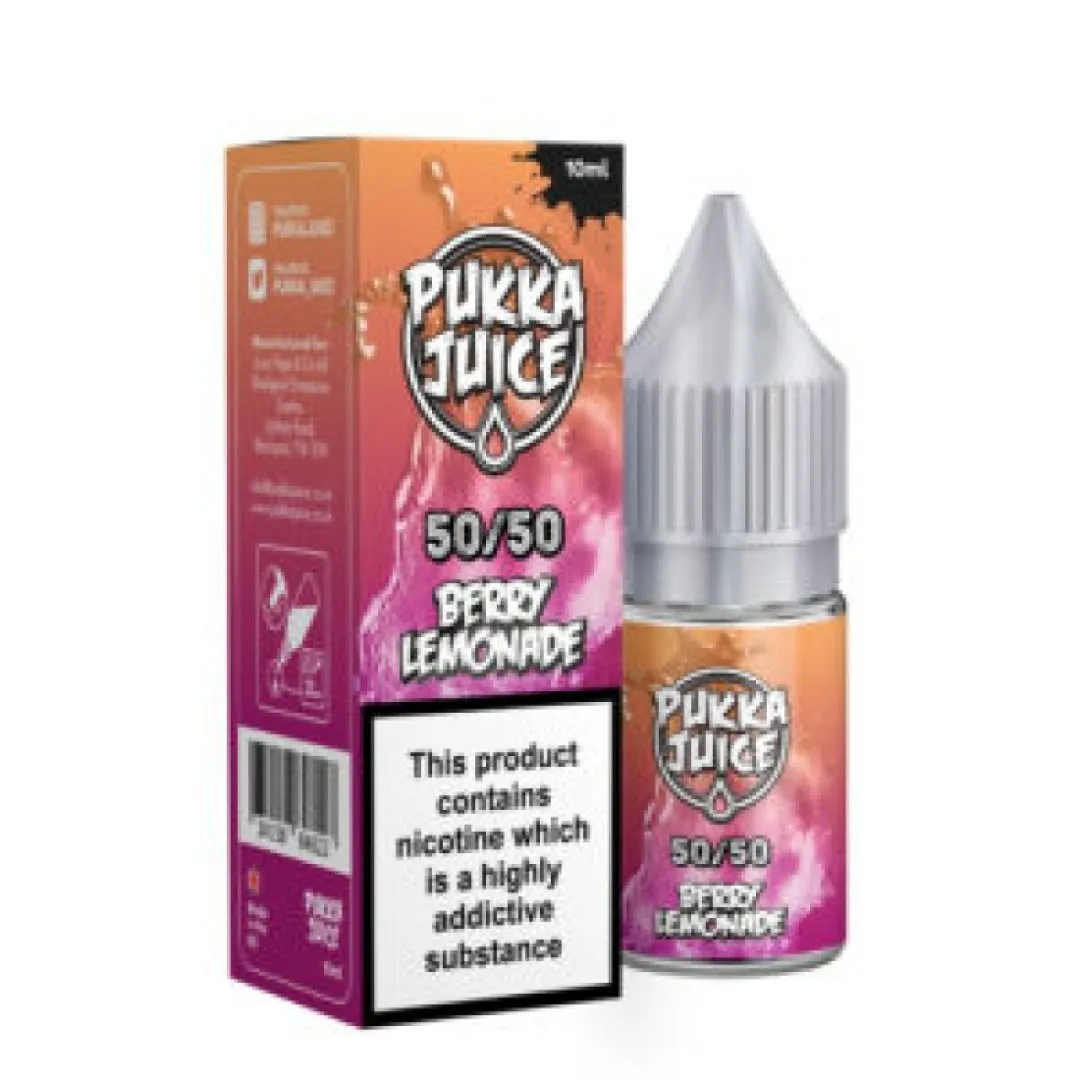 Berry Lemonade Nic Salt E-Liquid by Pukka Juice 50/50