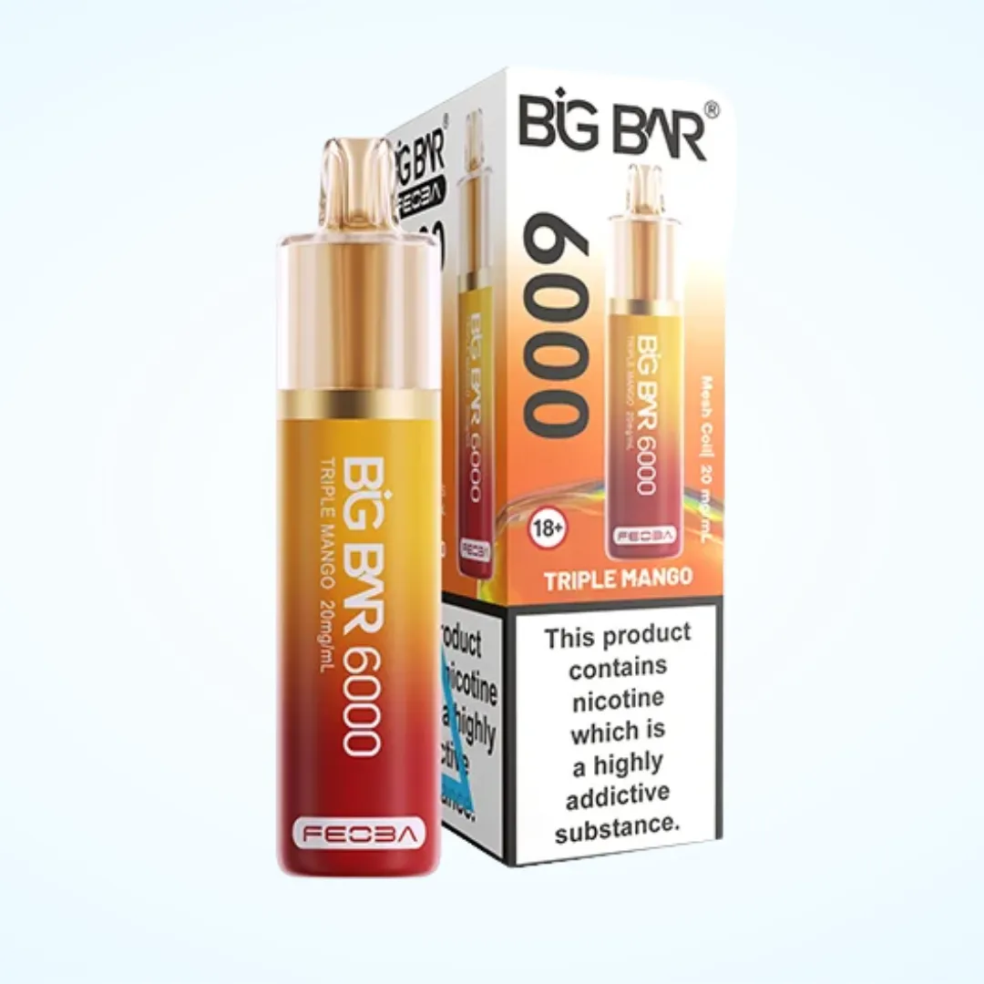 Feoba Big Bar 6000 Puffs Disposable Vape