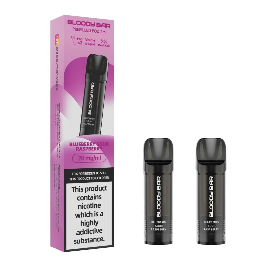 Bloody Mary Bloody Bar 5-in-1 Prefilled Refill Pods | Only £4.99 | Any 3 for £14