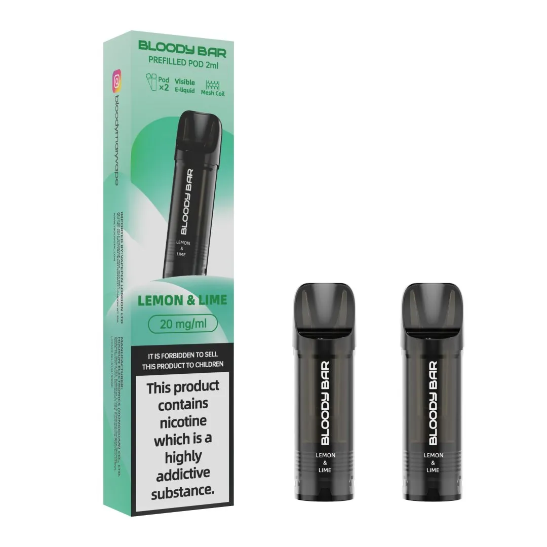 Bloody Mary Bloody Bar 5-in-1 Prefilled Refill Pods | Only £4.99 | Any 3 for £14