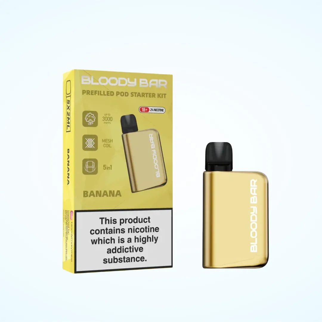 Bloody Mary Bloody Bar 3000 Puffs Prefilled 5-in-1 Starter Kit | Only £8.99 | Buy 3 for £24