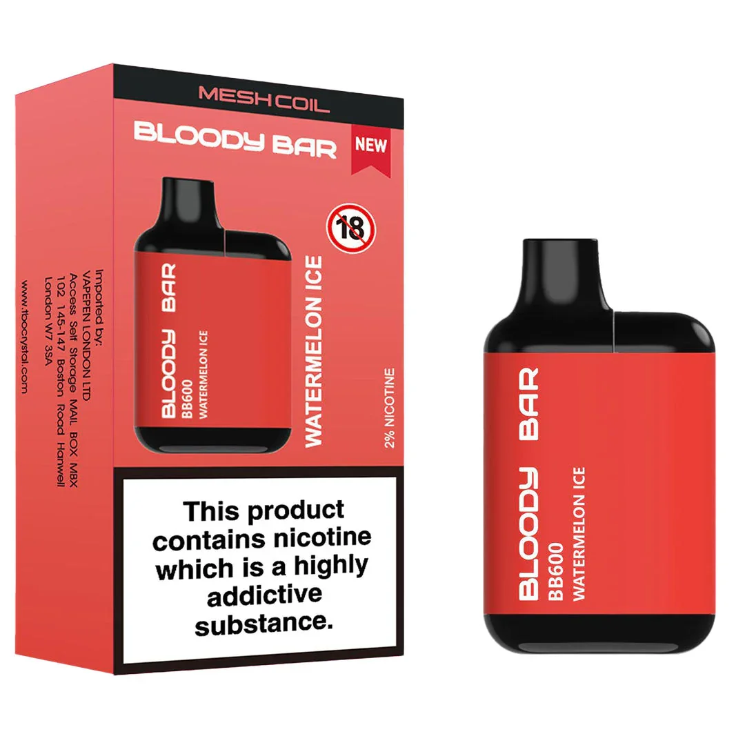 Bloody Bar BB600 Puffs Prefilled Pod Kit | Only £3.99 | Any 3 for £10