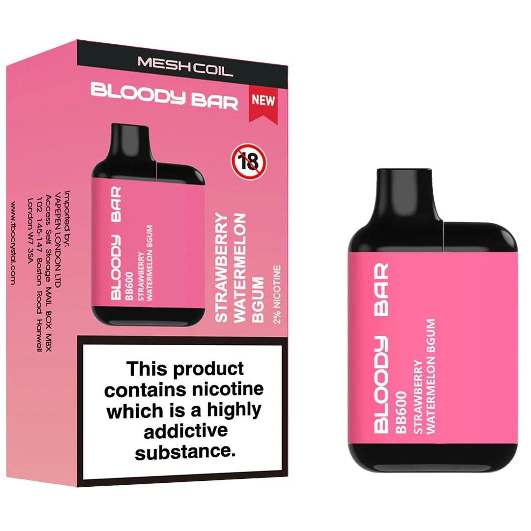 Bloody Bar BB600 Puffs Prefilled Pod Kit | Only £3.99 | Any 3 for £10