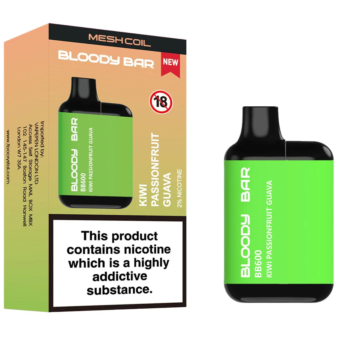 Bloody Bar BB600 Puffs Prefilled Pod Kit | Only £3.99 | Any 3 for £10