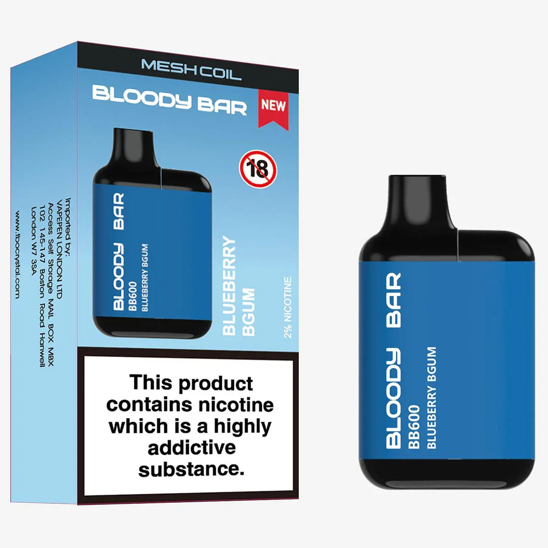 Bloody Bar BB600 Puffs Prefilled Pod Kit | Only £3.99 | Any 3 for £10