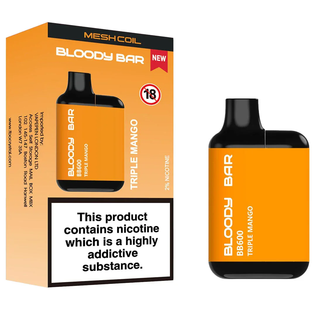 Bloody Bar BB600 Puffs Prefilled Pod Kit | Only £3.99 | Any 3 for £10
