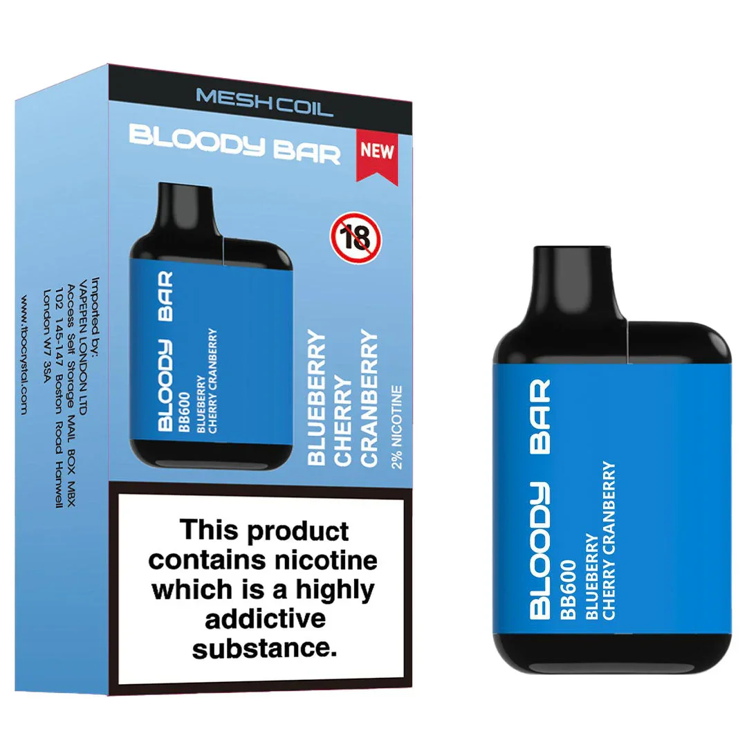 Bloody Bar BB600 Puffs Prefilled Pod Kit | Only £3.99 | Any 3 for £10