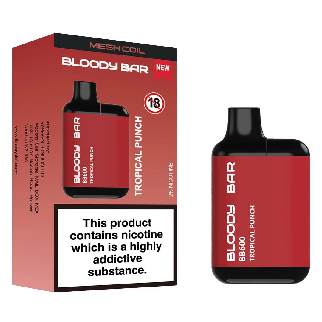 Bloody Bar BB600 Puffs Prefilled Pod Kit | Only £3.99 | Any 3 for £10