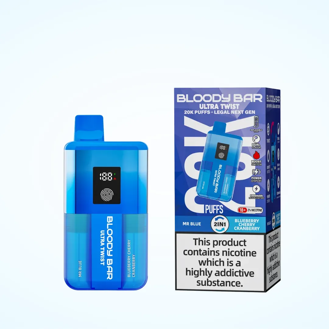 Bloody Bar Ultra Twist 20K Puffs Prefilled Pod Kit | Only £11.49