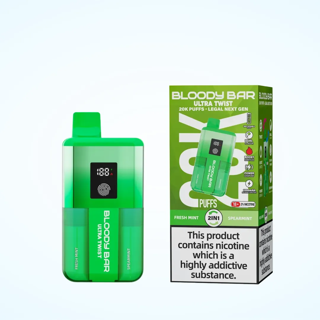 Bloody Bar Ultra Twist 20K Puffs Prefilled Pod Kit | Only £11.49