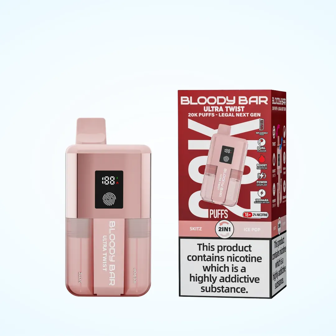 Bloody Bar Ultra Twist 20K Puffs Prefilled Pod Kit | Only £11.49
