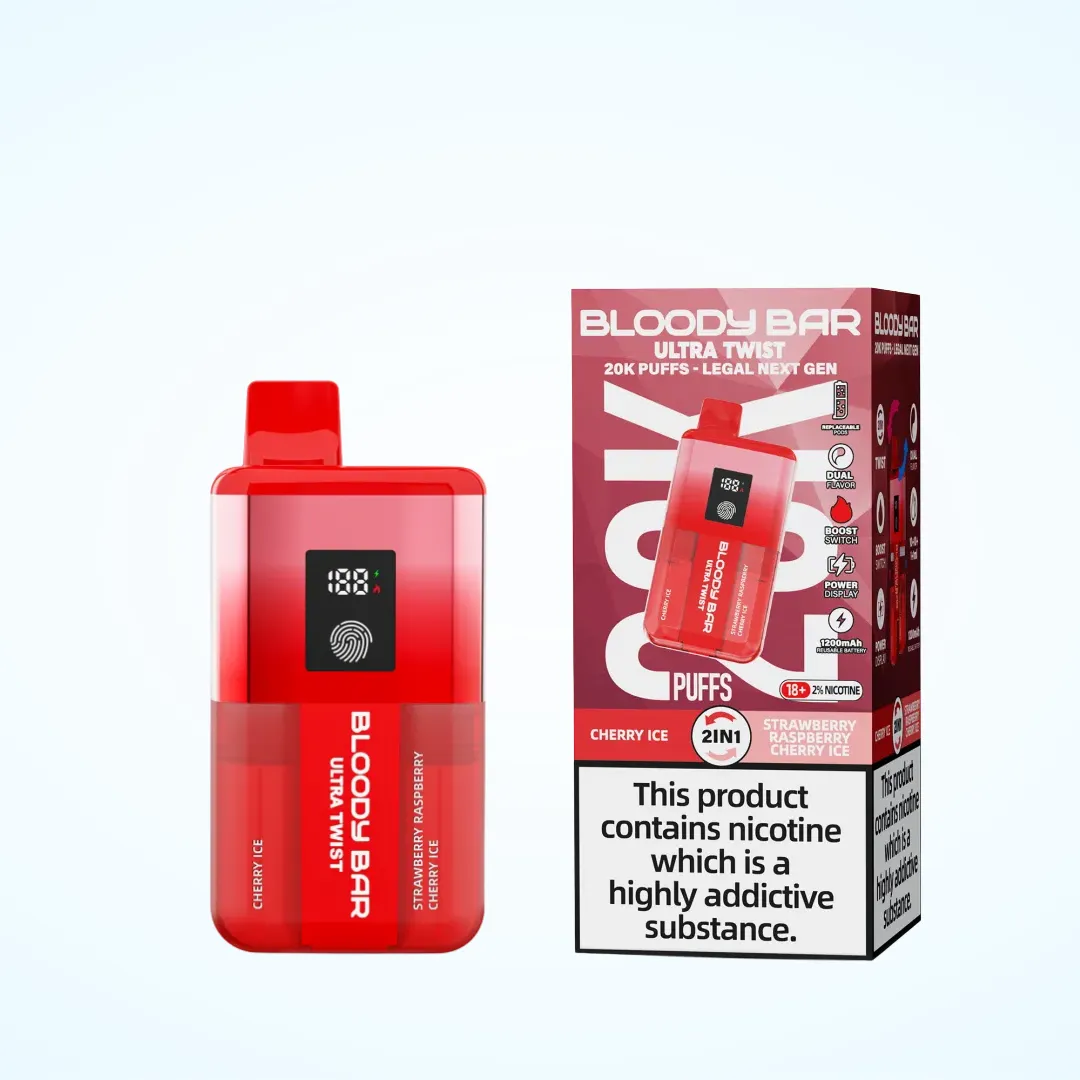 Bloody Bar Ultra Twist 20K Puffs Prefilled Pod Kit | Only £11.49