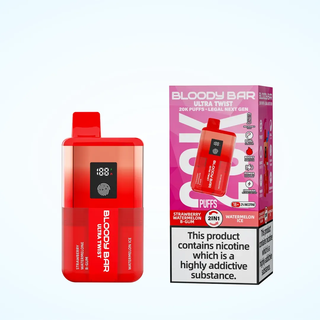 Bloody Bar Ultra Twist 20K Puffs Prefilled Pod Kit | Only £11.49
