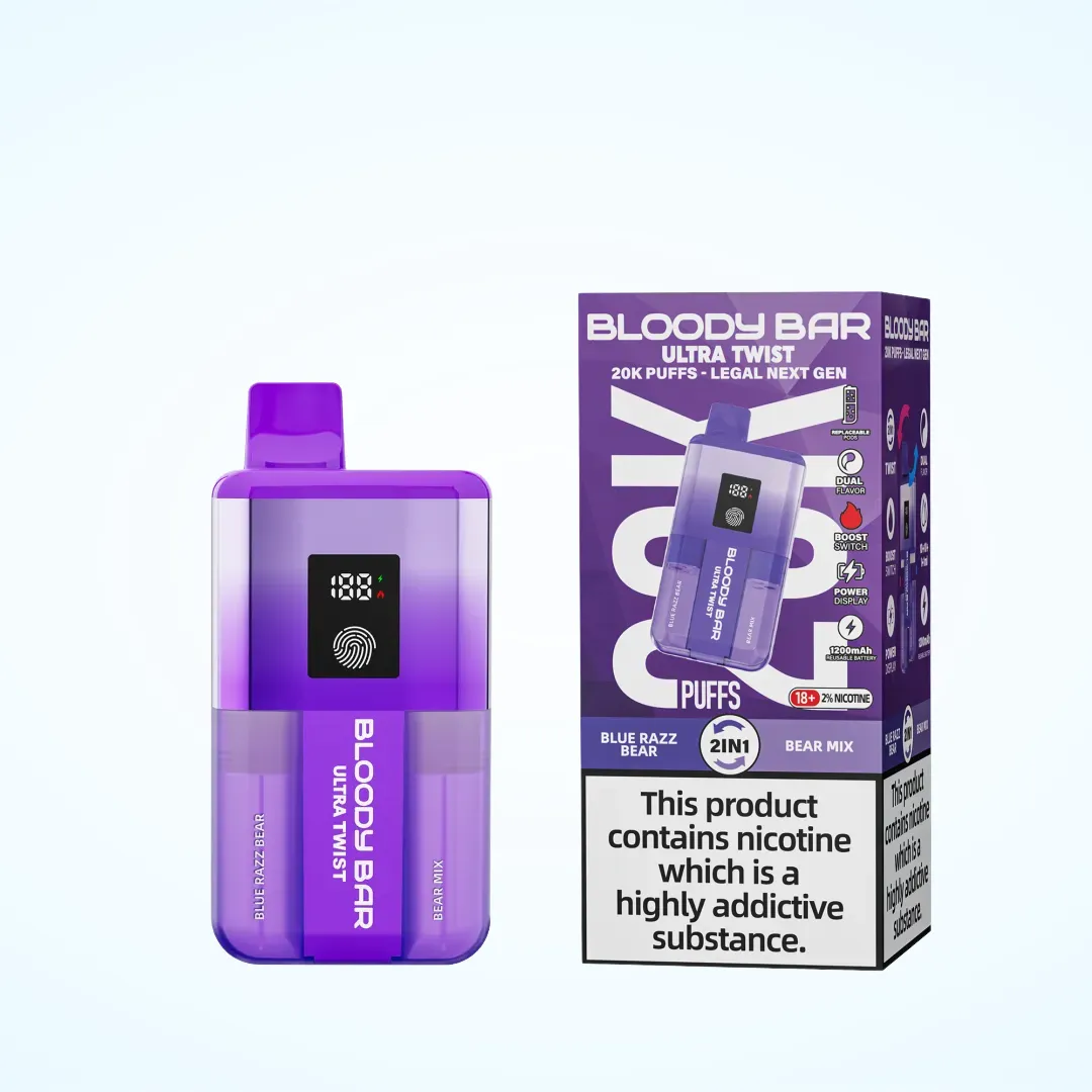 Bloody Bar Ultra Twist 20K Puffs Prefilled Pod Kit | Only £11.49