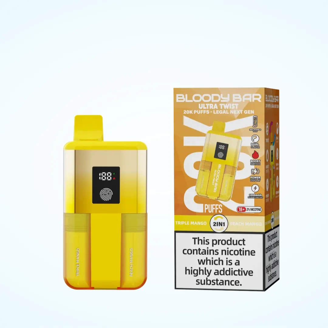 Bloody Bar Ultra Twist 20K Puffs Prefilled Pod Kit | Only £11.49