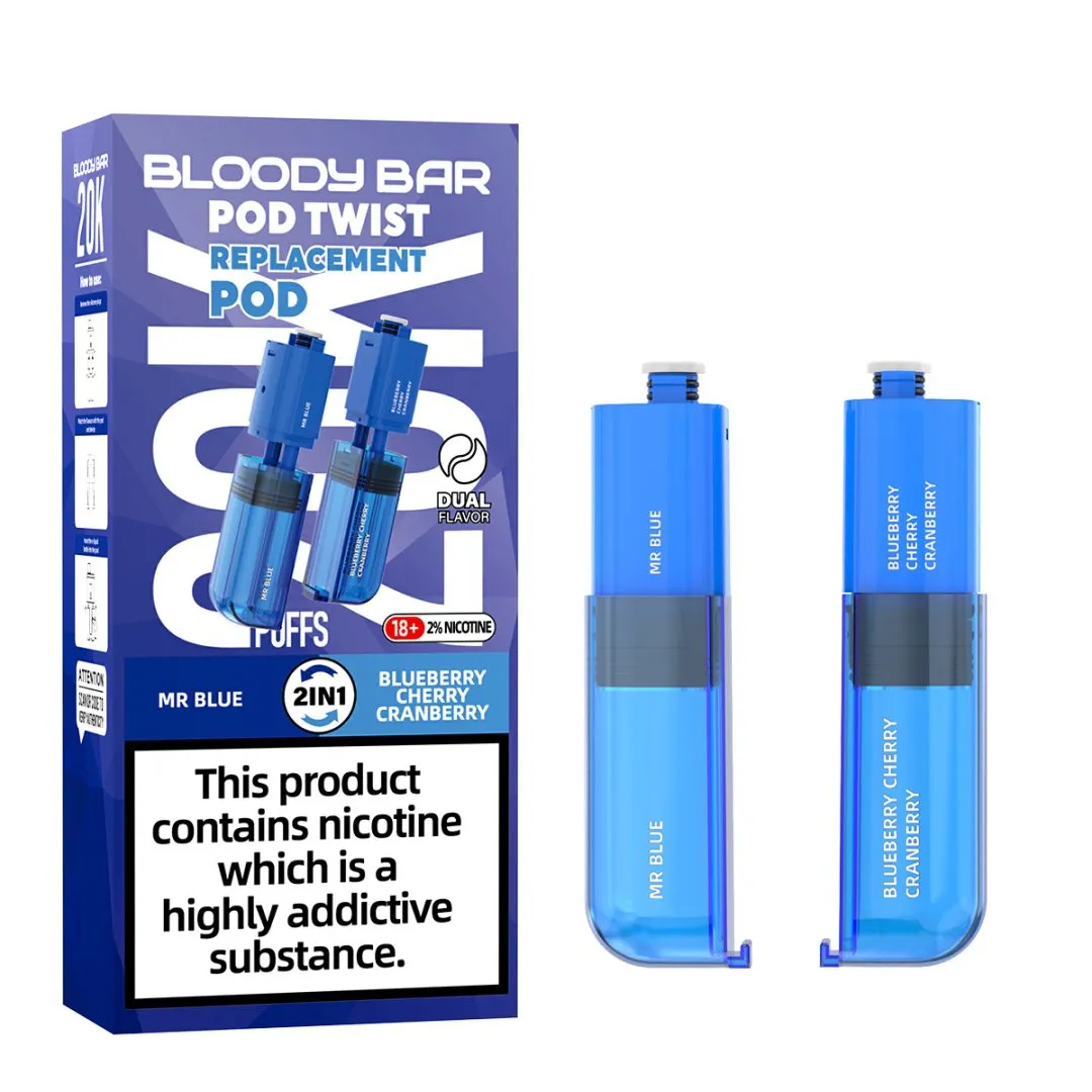 Bloody Bar Ultra Twist 20K Refill Pods | Only £7.99 | Any 3 for £21