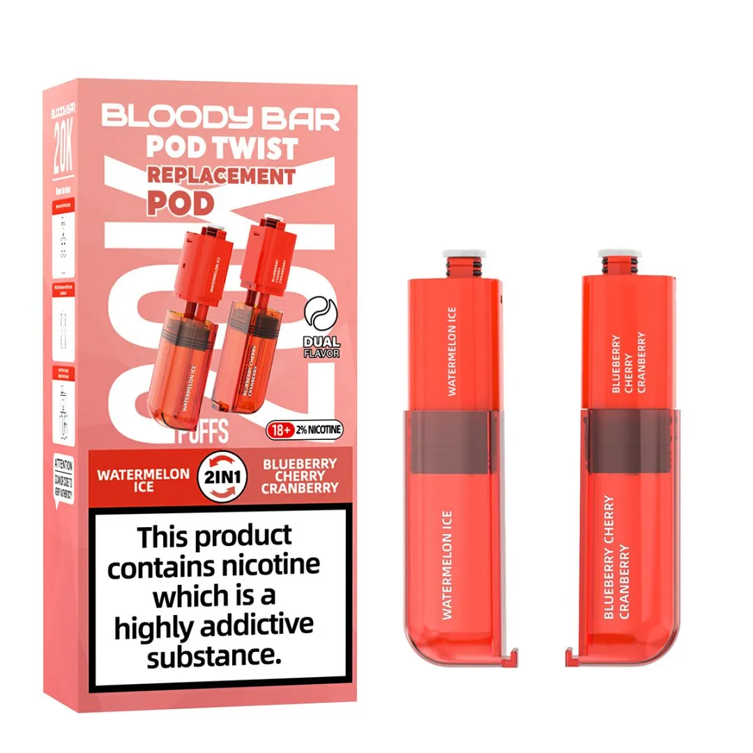 Bloody Bar Ultra Twist 20K Refill Pods | Only £7.99 | Any 3 for £21