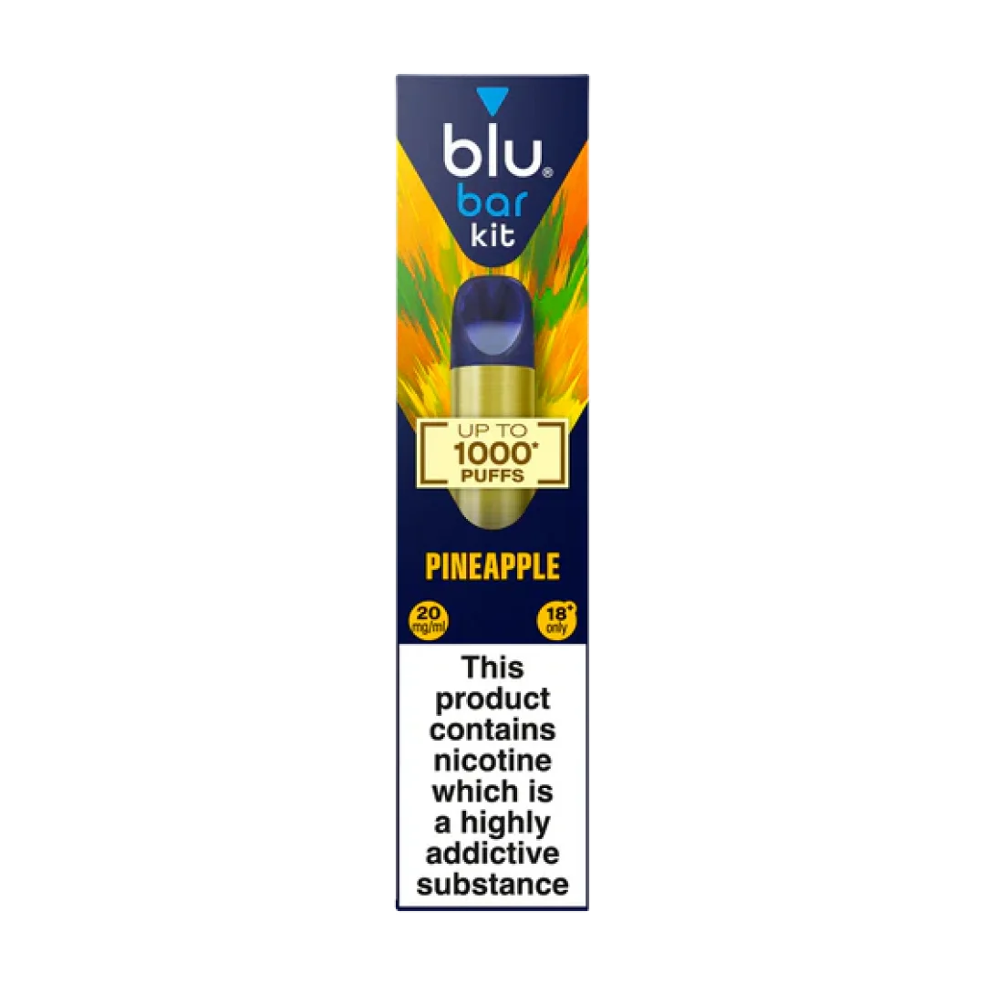 Blu Bar 1000 Puffs Prefilled Vape Kit | Only £6.99 | Any 3 for £18