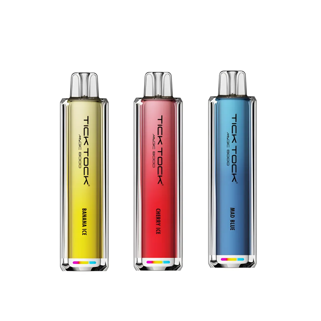 Box of 10 Tick Tock Magic 8000 Puffs Pod Kit | Only 69.99