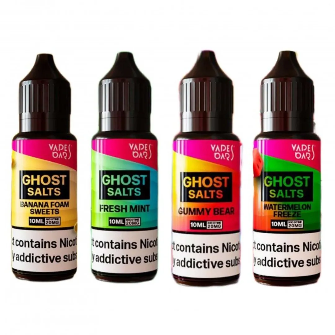 Box of 10 Ghost Salts 10ml Nic Salts | Only £19.99