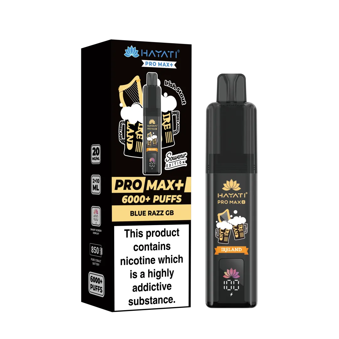 Box of 10 Hayati Pro Max Plus 6000 Puffs Prefilled Vape Kit | Only £76.99