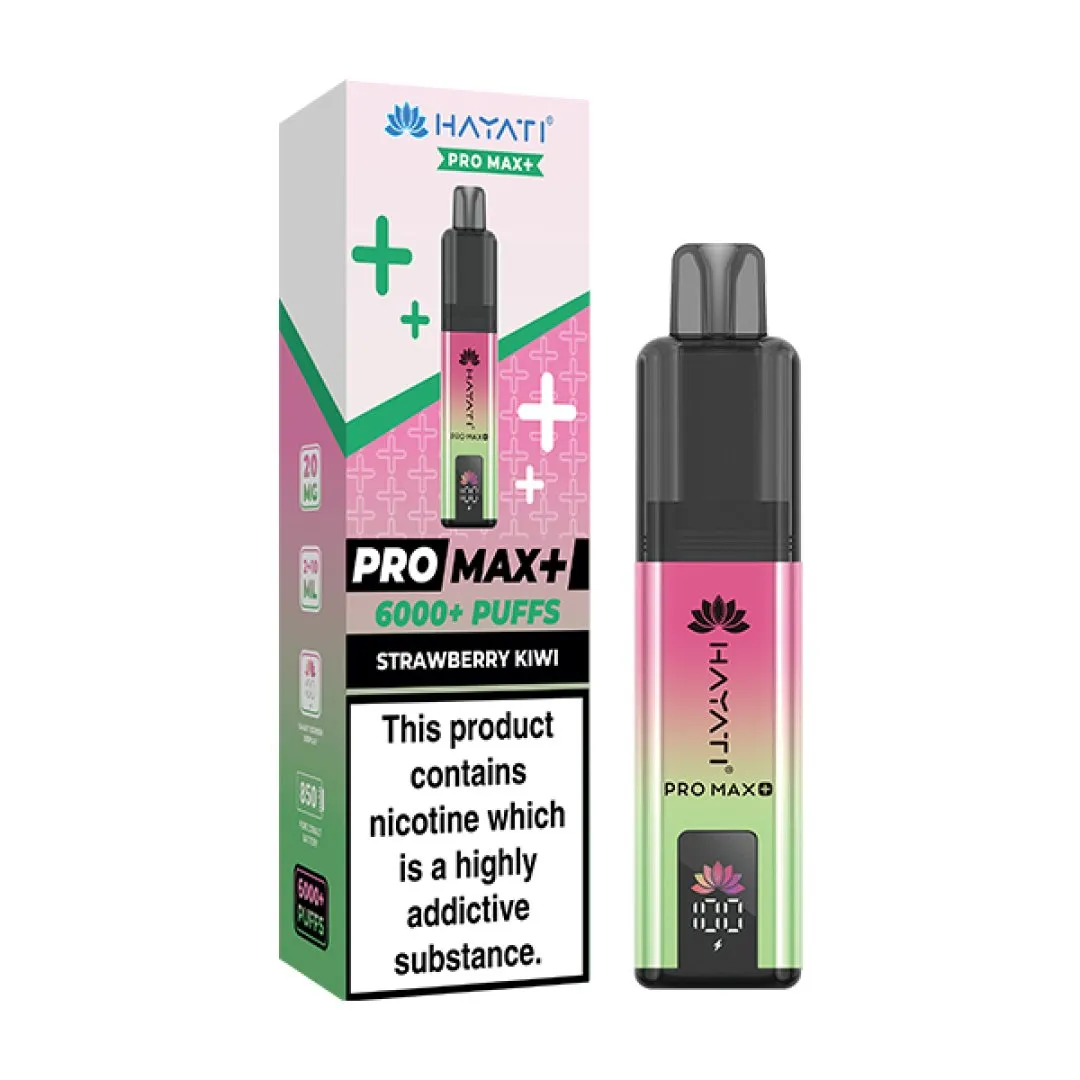 Box of 10 Hayati Pro Max Plus 6000 Puffs Prefilled Vape Kit | Only £76.99