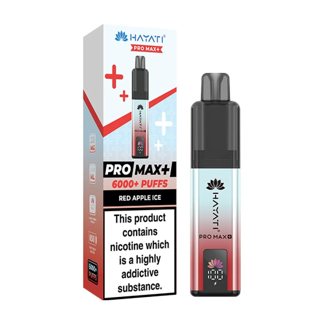 Box of 10 Hayati Pro Max Plus 6000 Puffs Prefilled Vape Kit | Only £76.99