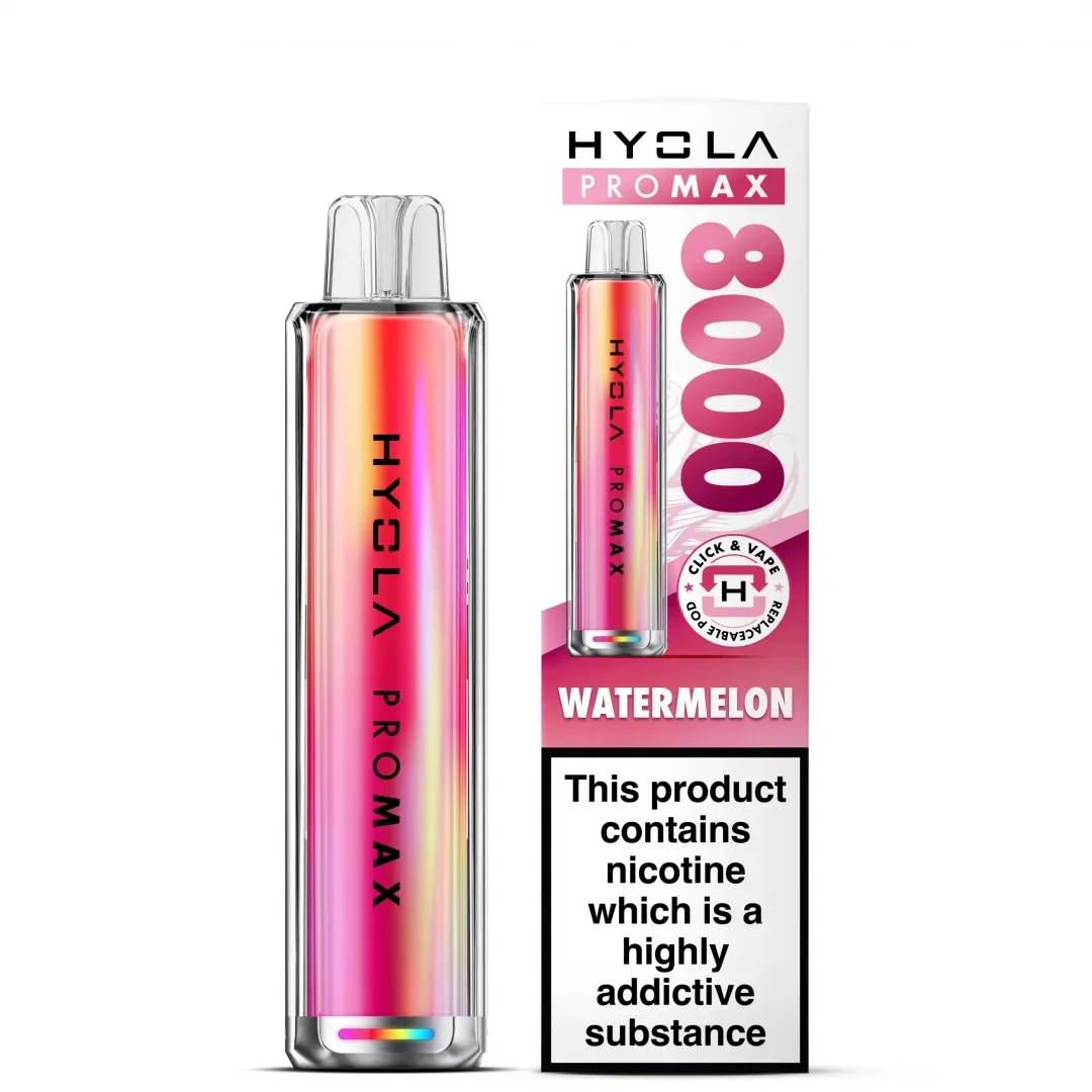 Box of 10 Hyola Pro Max 8000 Puffs Prefilled Pod Kit | Only £89.99