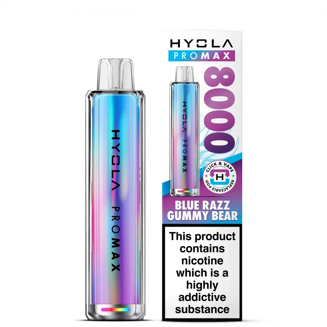 Box of 10 Hyola Pro Max 8000 Puffs Prefilled Pod Kit | Only £89.99