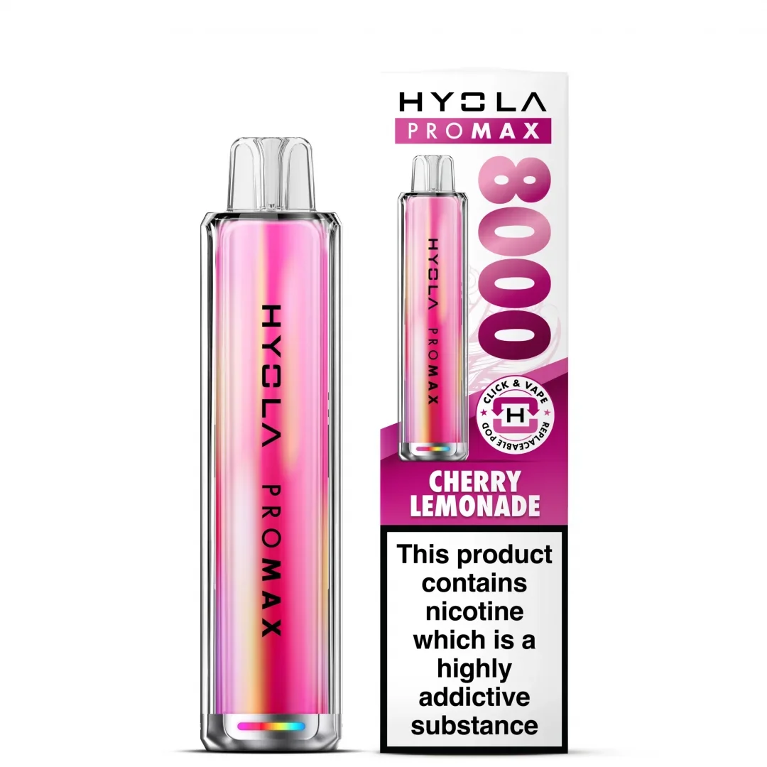 Box of 10 Hyola Pro Max 8000 Puffs Prefilled Pod Kit | Only £89.99