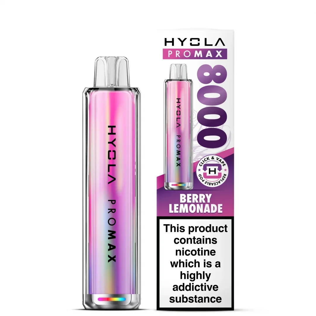 Box of 10 Hyola Pro Max 8000 Puffs Prefilled Pod Kit | Only £89.99