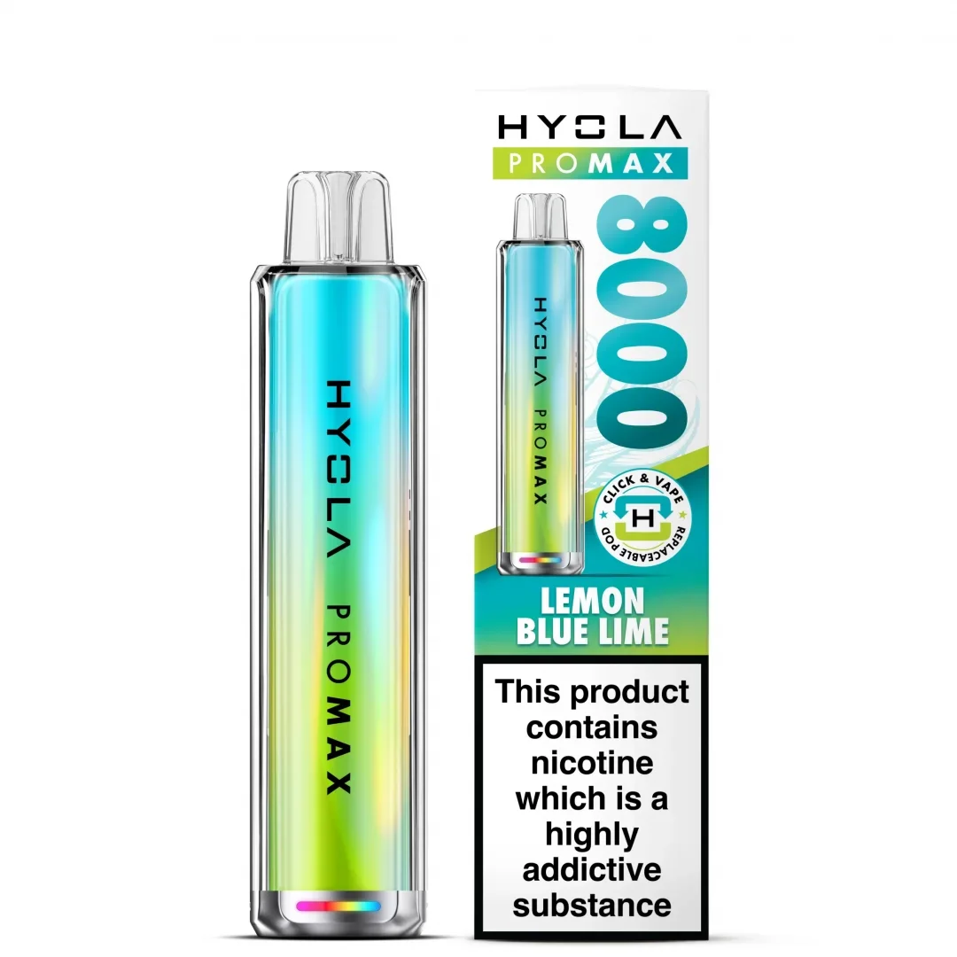 Box of 10 Hyola Pro Max 8000 Puffs Prefilled Pod Kit | Only £89.99