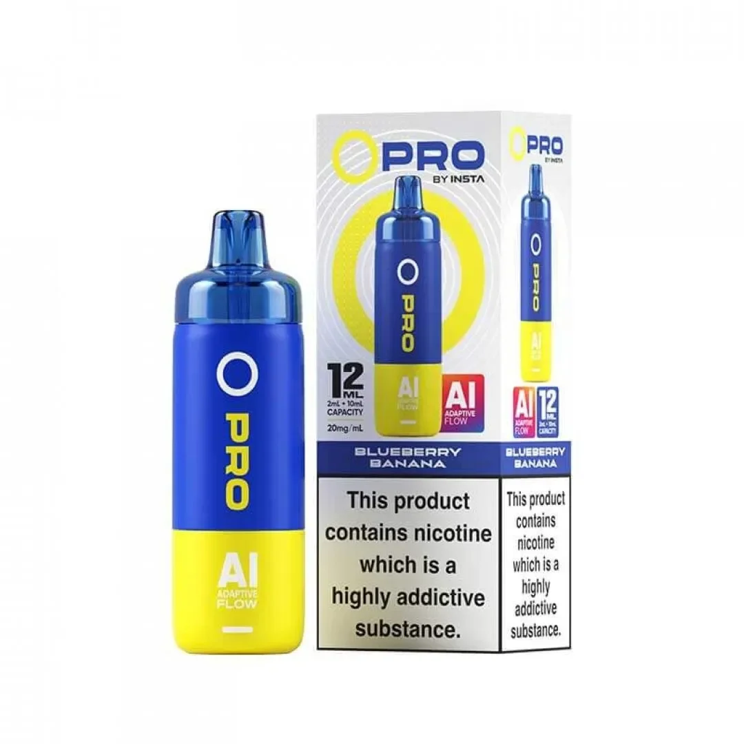 Box of 10 INSTA O Pro 10K Puffs Prefilled Pod Kit