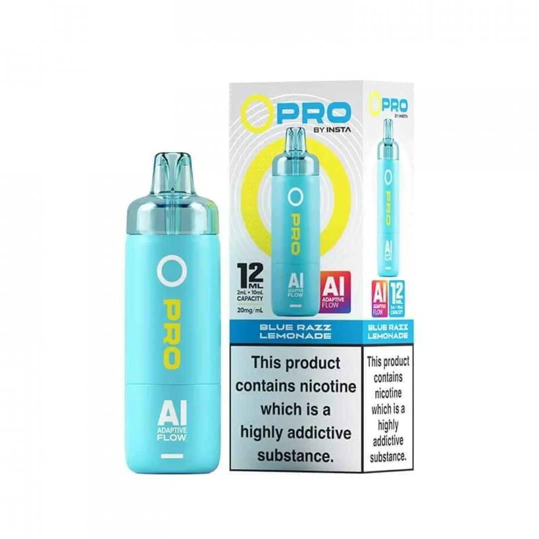 Box of 10 INSTA O Pro 10K Puffs Prefilled Pod Kit