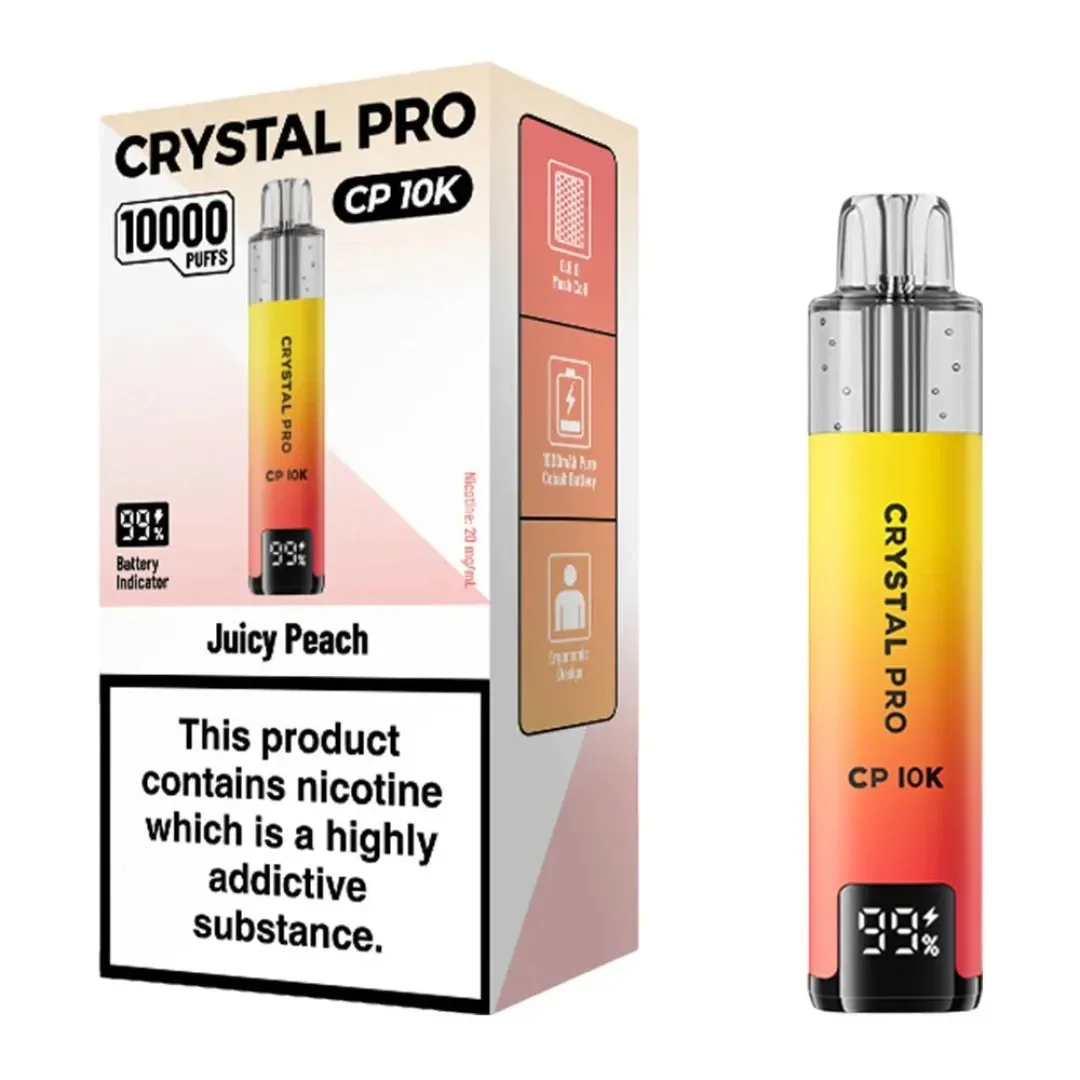 Box of 5 Crystal Pro CP 10K Puffs Prefilled Pod Kit | Only £34.99