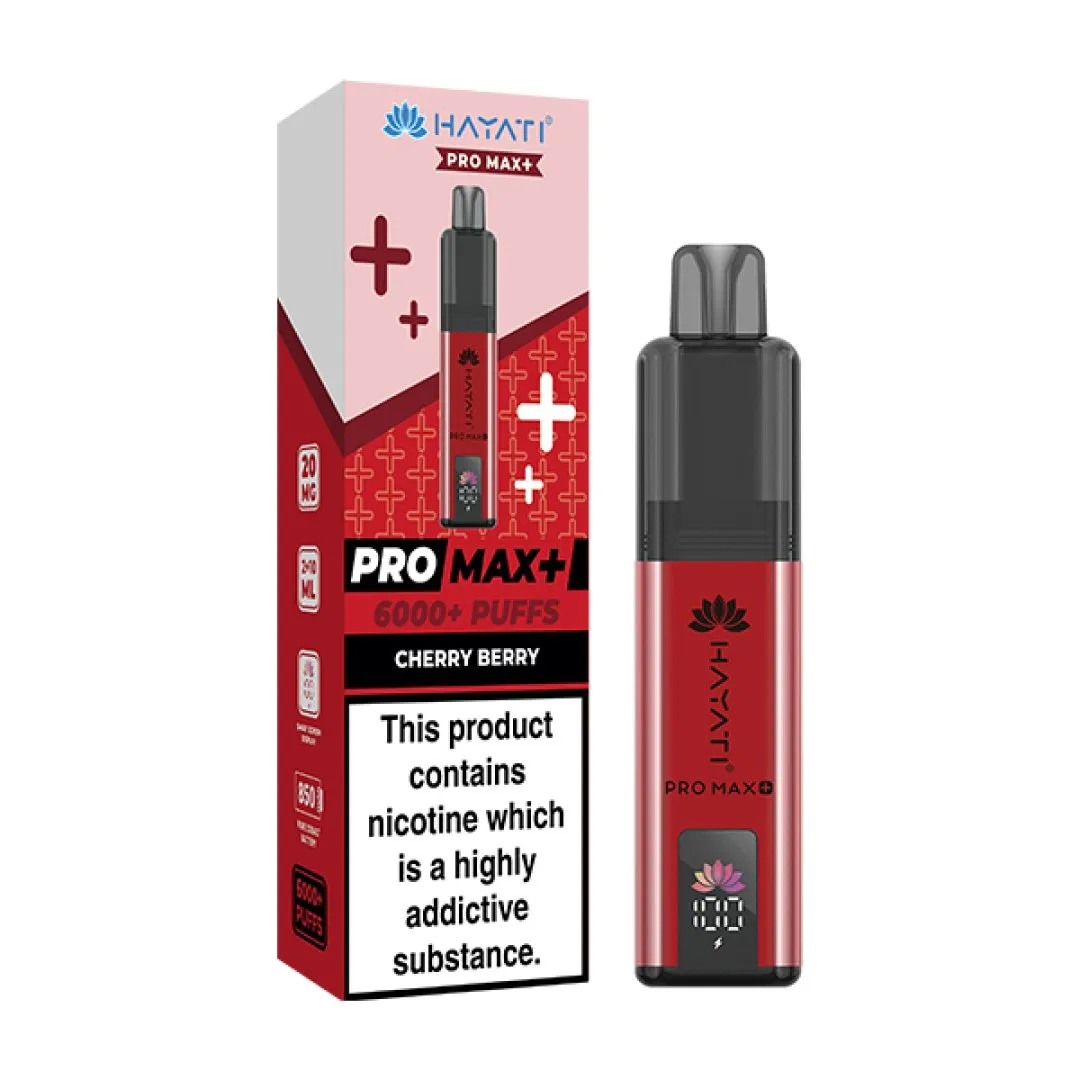 Box of 5 Hayati Pro Max Plus 6000 Puffs Prefilled Vape Kit | Only £39.99