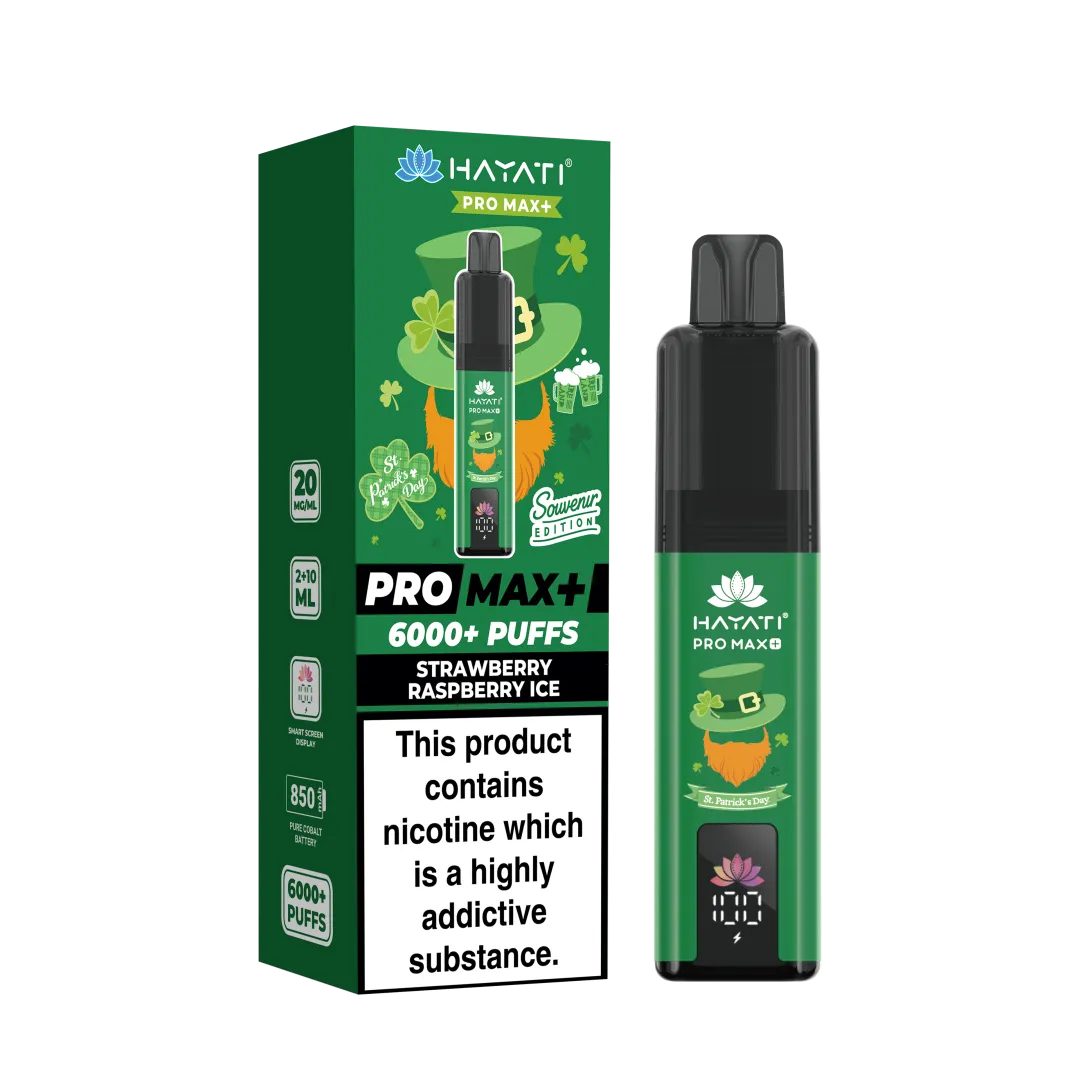 Box of 5 Hayati Pro Max Plus 6000 Puffs Prefilled Vape Kit | Only £39.99