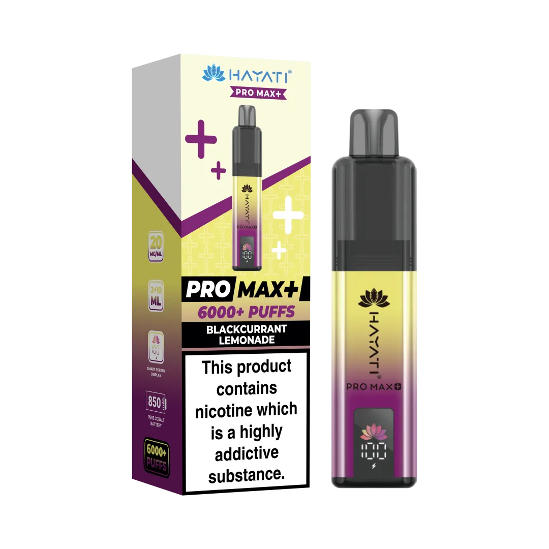 Box of 5 Hayati Pro Max Plus 6000 Puffs Prefilled Vape Kit | Only £39.99
