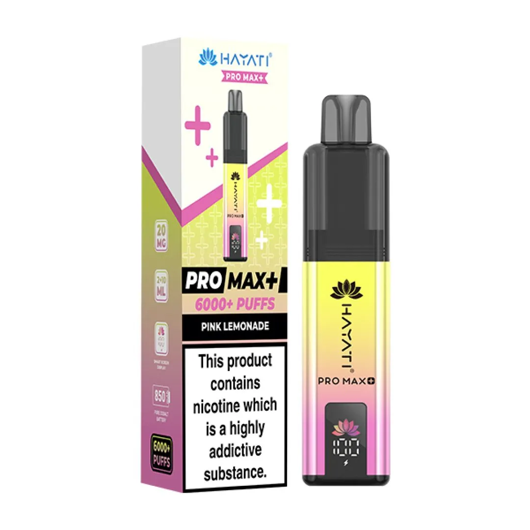 Box of 5 Hayati Pro Max Plus 6000 Puffs Prefilled Vape Kit | Only £39.99
