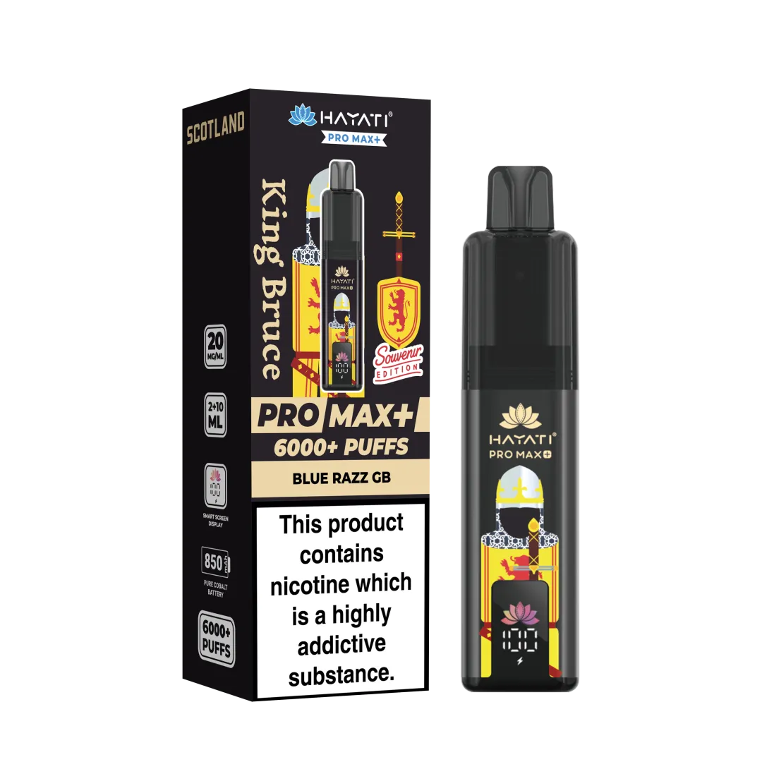 Box of 5 Hayati Pro Max+ 6K Puffs Souvenir Edition Kit | Only £39.99
