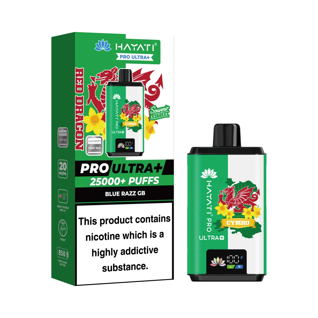 Box of 5 Hayati Pro Ultra Plus 25000 Puffs Vape Kit | Only £54.99