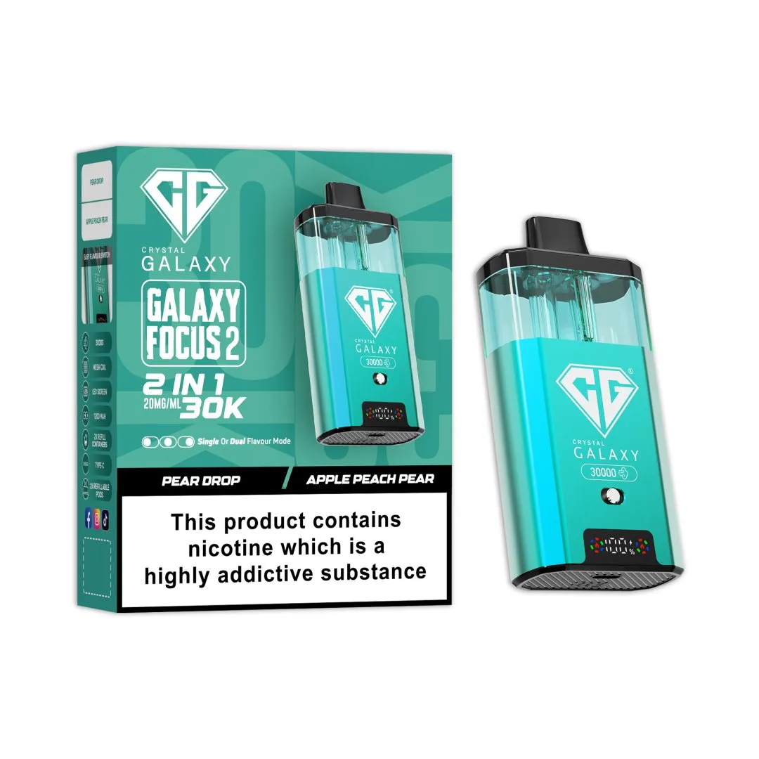 Crystal Galaxy Focus 2 30K Puffs Prefilled Pod Kit | Only £14.99 | Any 3 for £36