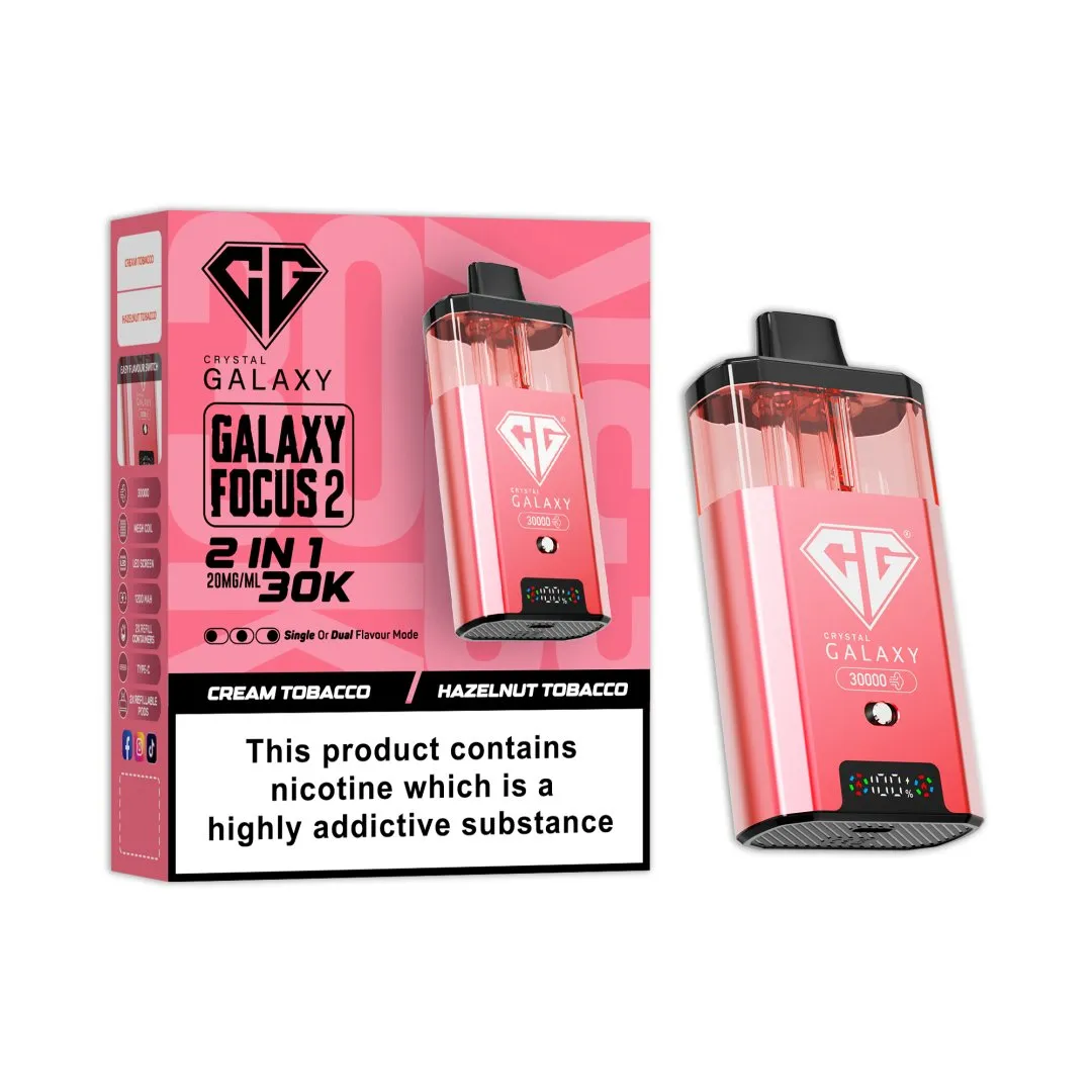 Crystal Galaxy Focus 2 30K Puffs Prefilled Pod Kit | Only £14.99 | Any 3 for £36