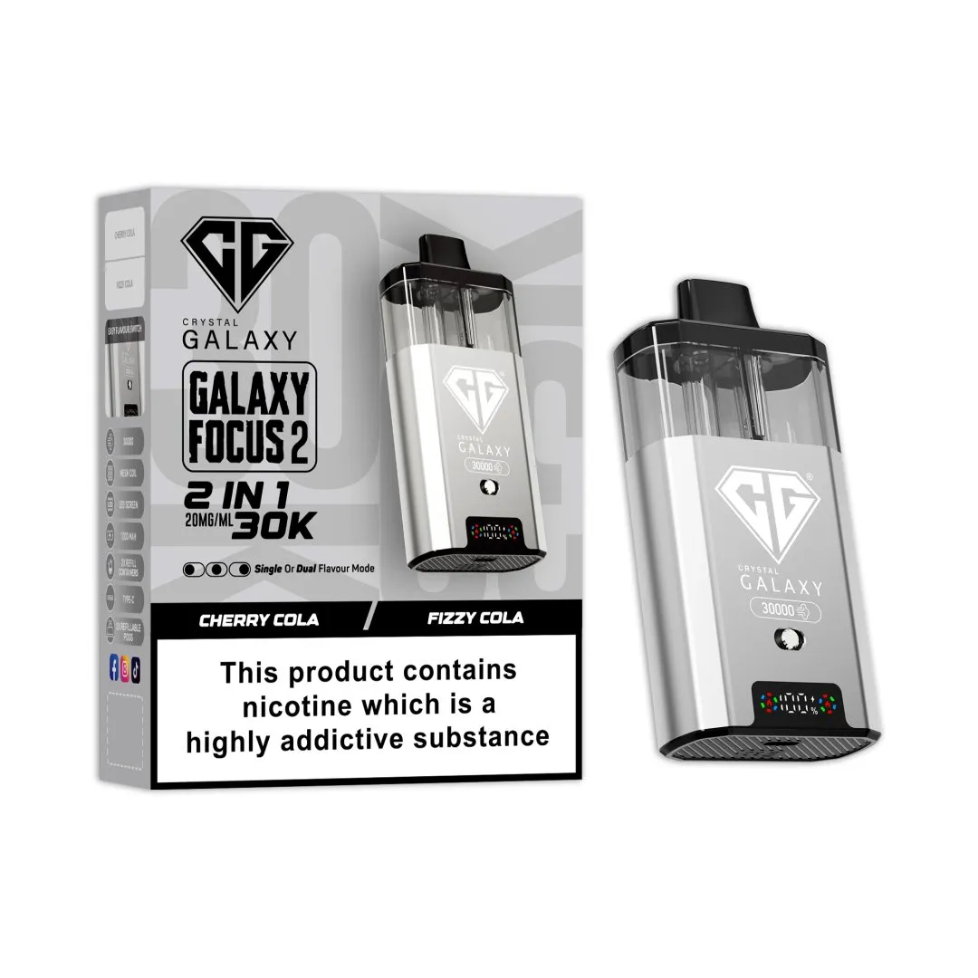 Crystal Galaxy Focus 2 30K Puffs Prefilled Pod Kit | Only £14.99 | Any 3 for £36