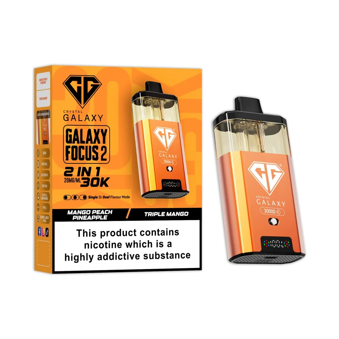 Crystal Galaxy Focus 2 30K Puffs Prefilled Pod Kit | Only £14.99 | Any 3 for £36