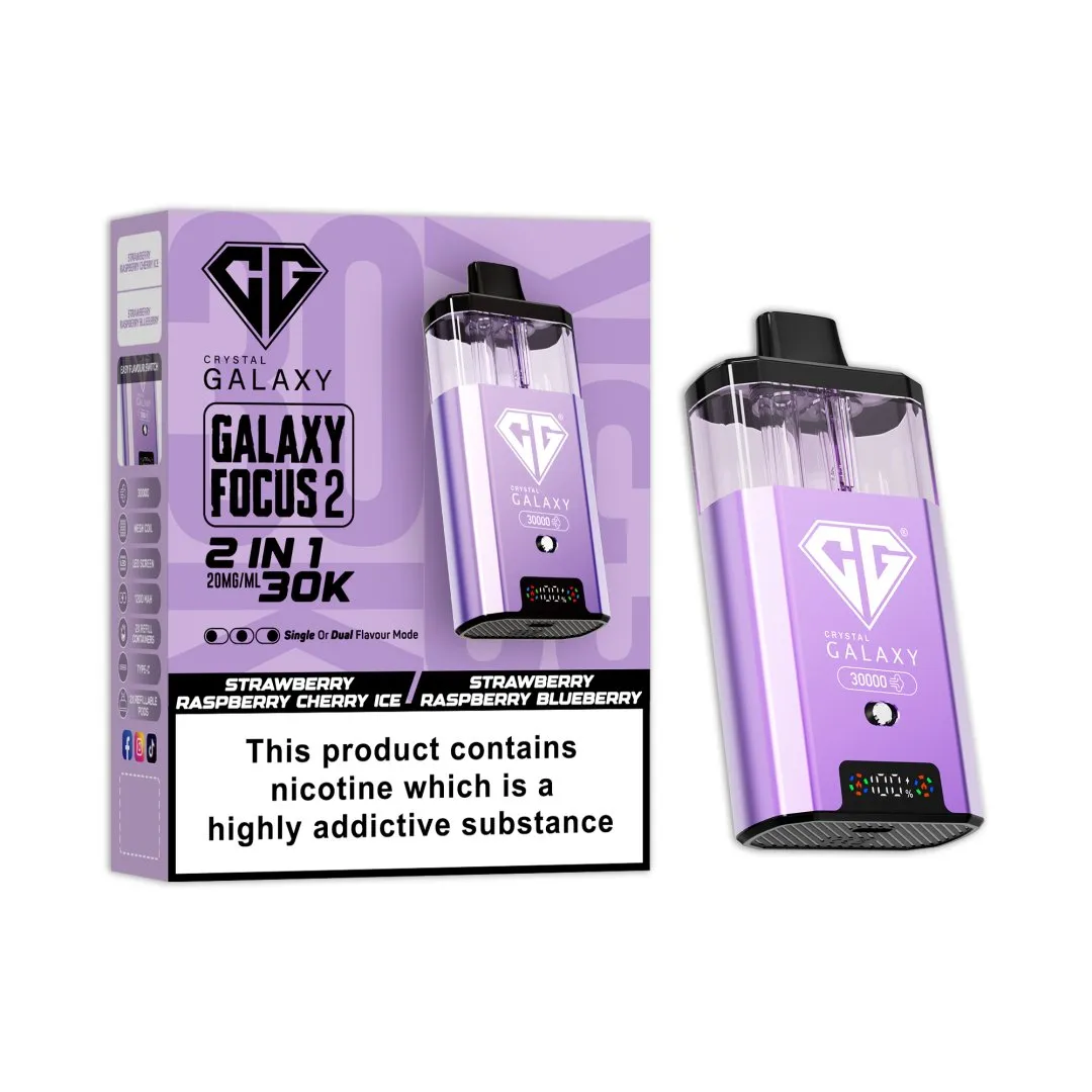 Crystal Galaxy Focus 2 30K Puffs Prefilled Pod Kit | Only £14.99 | Any 3 for £36