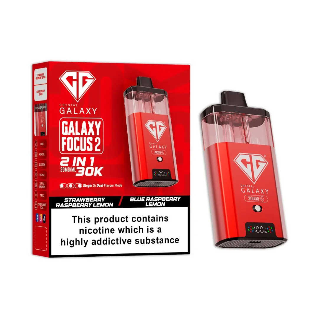 Crystal Galaxy Focus 2 30K Puffs Prefilled Pod Kit | Only £14.99 | Any 3 for £36