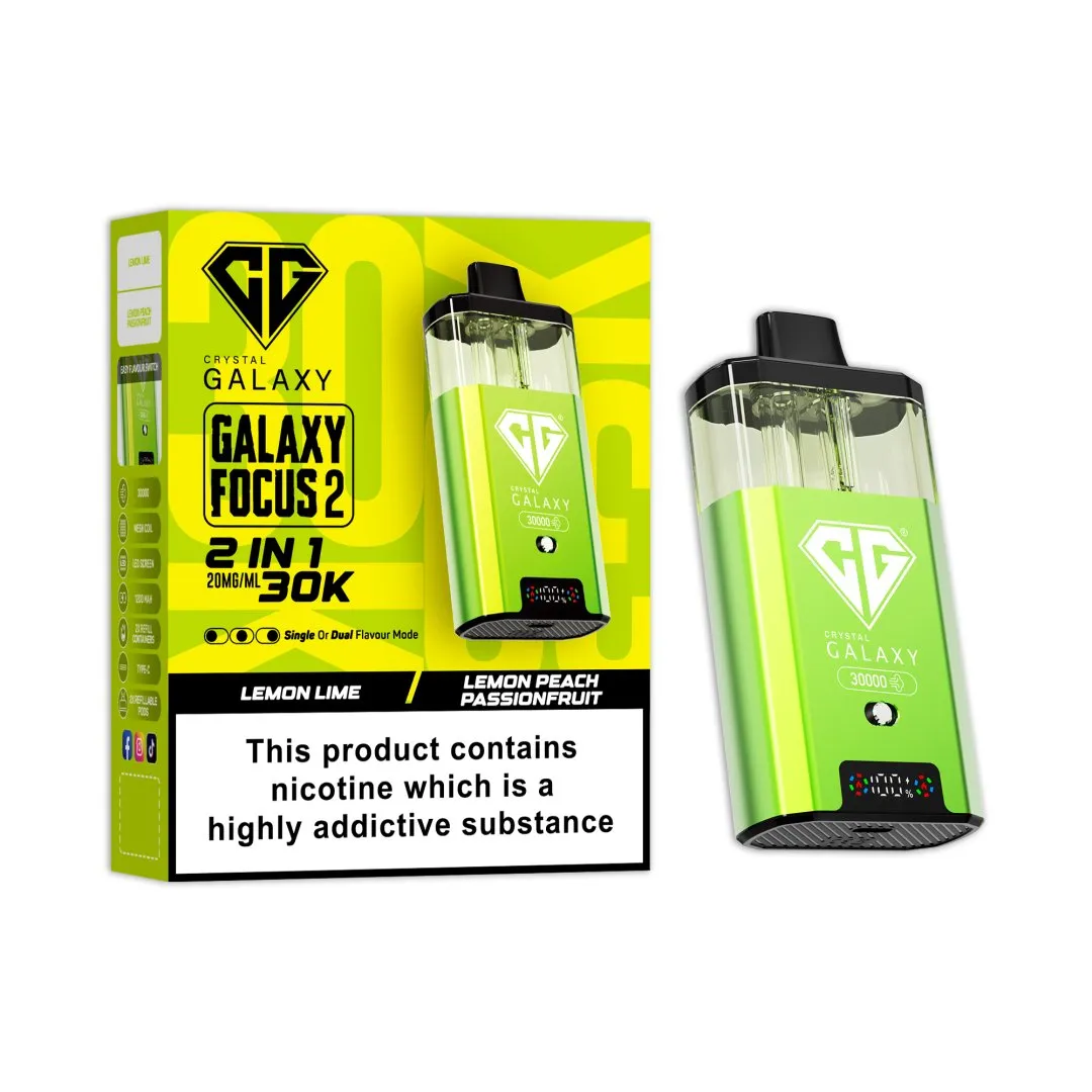 Crystal Galaxy Focus 2 30K Puffs Prefilled Pod Kit | Only £14.99 | Any 3 for £36