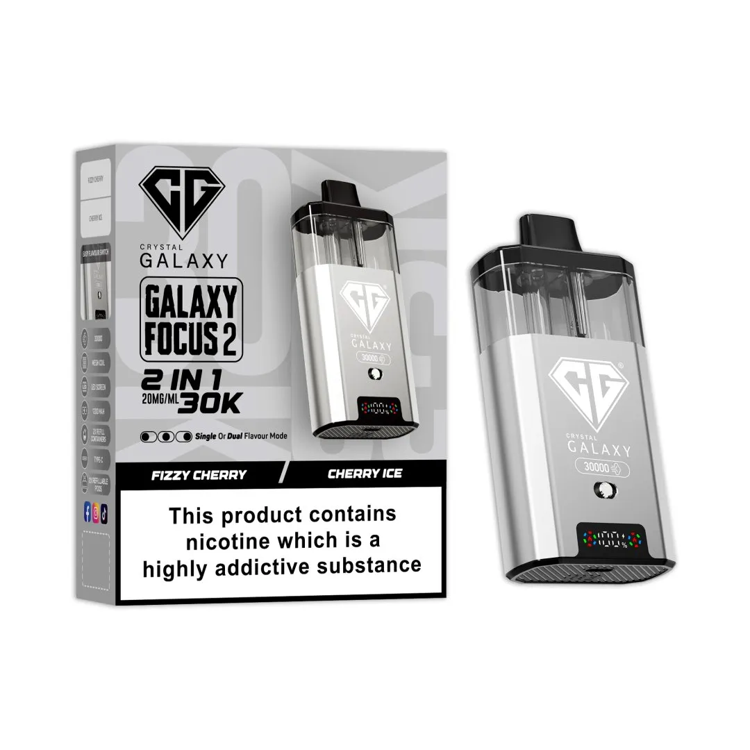 Crystal Galaxy Focus 2 30K Puffs Prefilled Pod Kit | Only £14.99 | Any 3 for £36